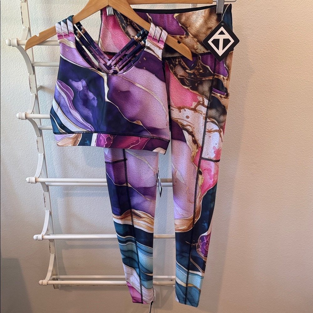 Women's Multicolor Activewear Set